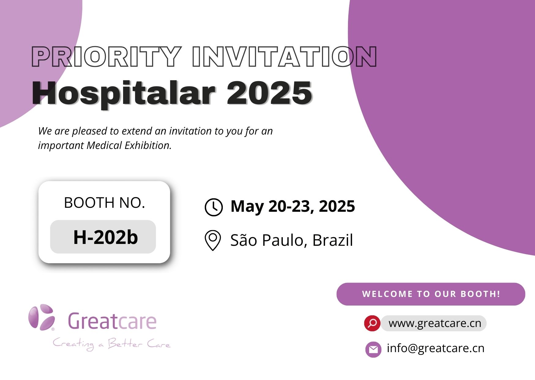 Anúncio da exposição - Hospitalar 2025