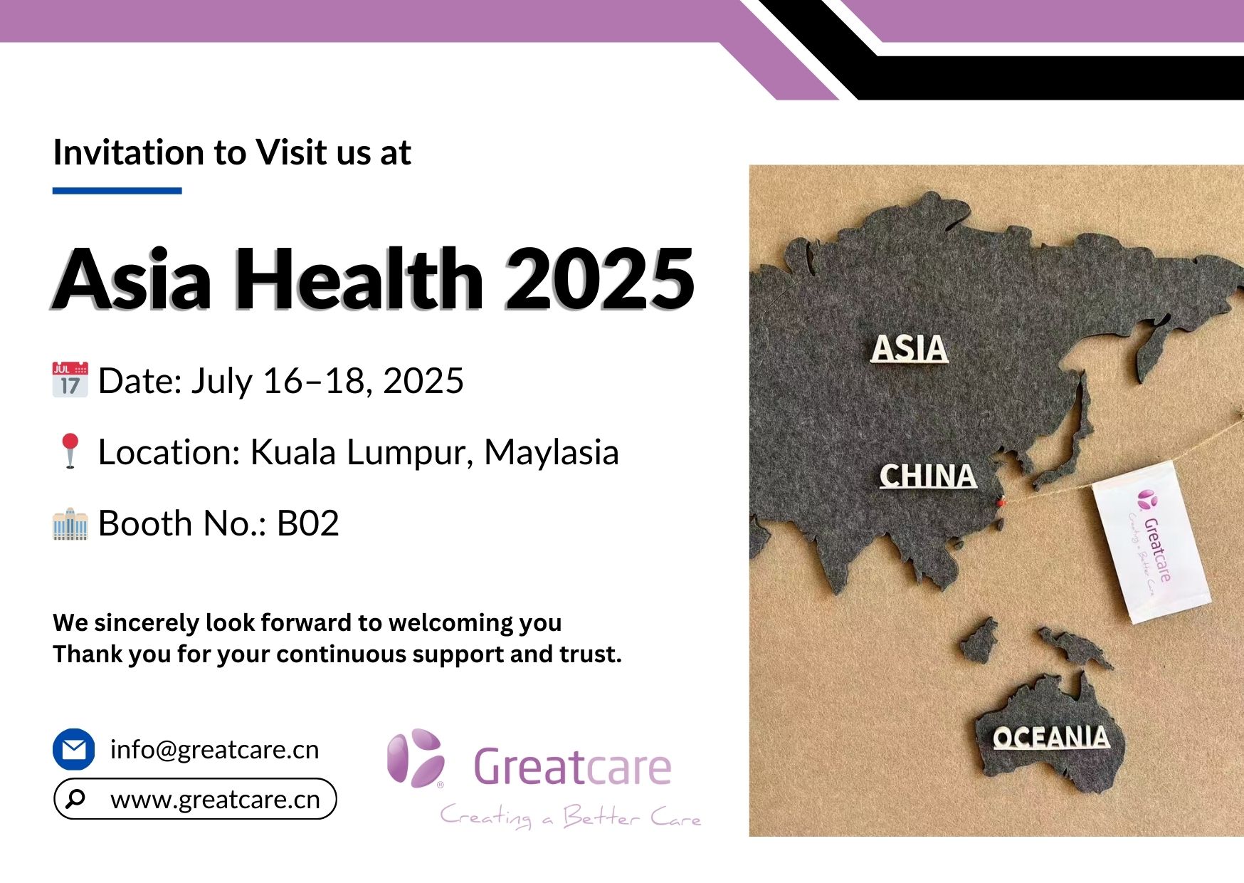 Junte -se a nós na Asia Health 2025