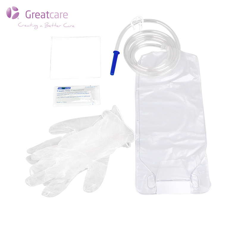 Conjunto de enemas de limpeza